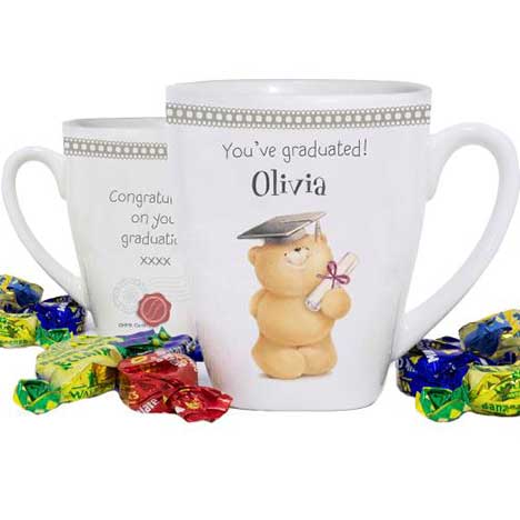 Personalised Forever Friends Graduation Latte Mug £10.99